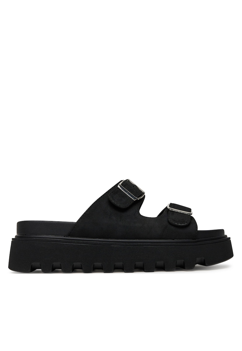 Papuci dama - negru - sintetic
