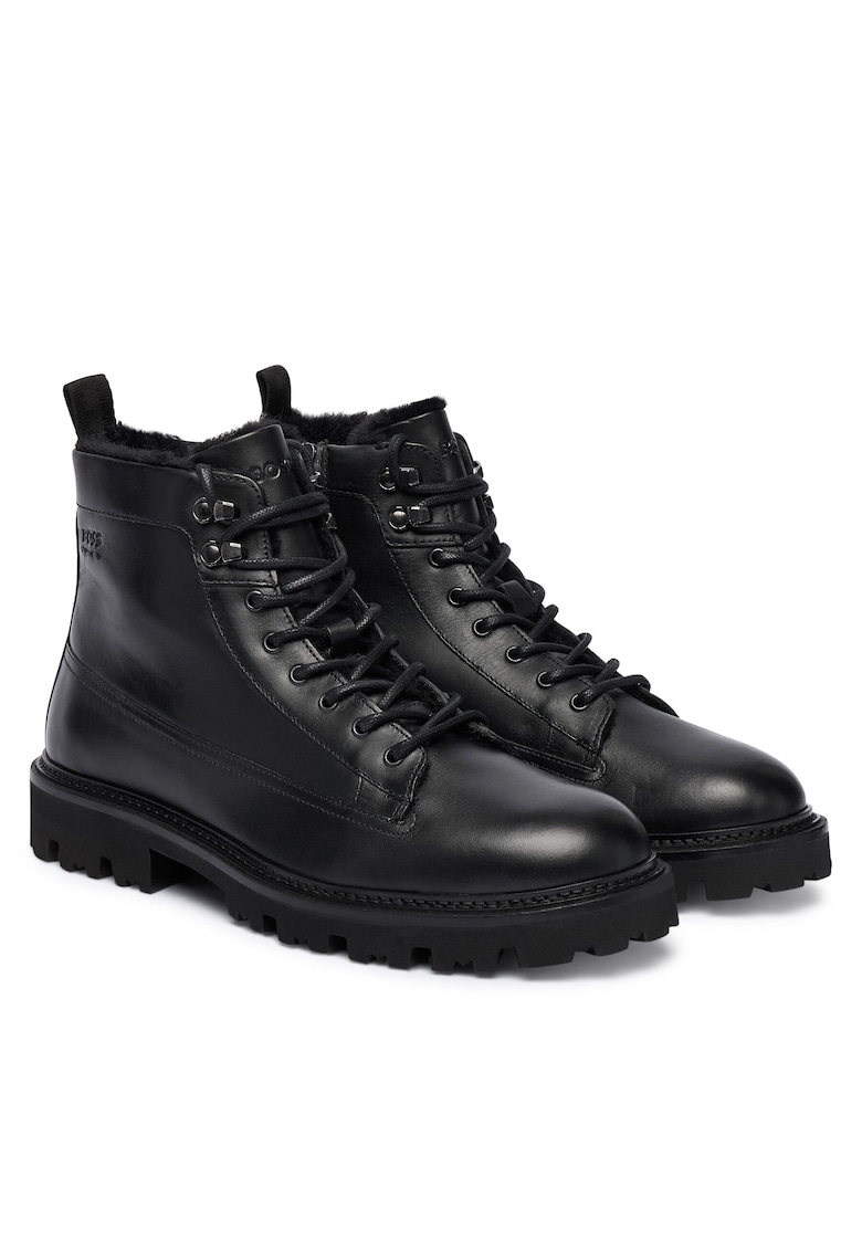 Ghete barbati model Julyo - piele naturala - culoare negru