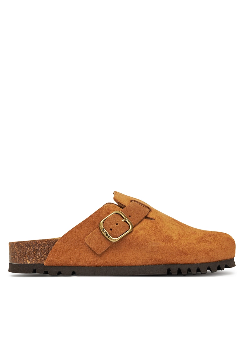 Papuci dama - model 1175 - piele naturala - culoare cognac