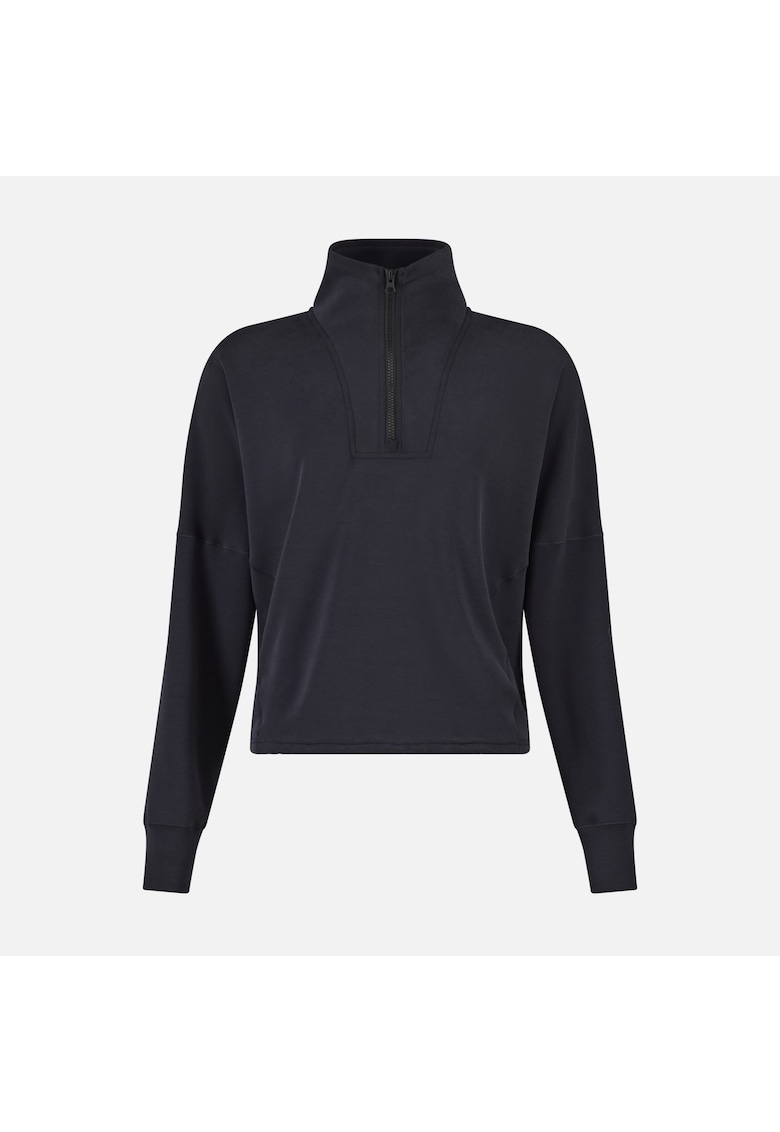 Bluza sport CHAVANETTE HZ SCUBA FLEECE - cu fermoar - pentru femei - culoare negru - Negru