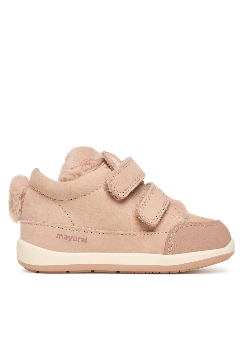 Ghete joase fete - piele naturala - roz