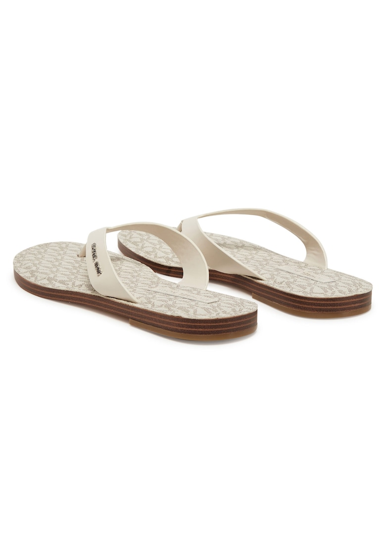 Slapi dama - piele naturala - crem
