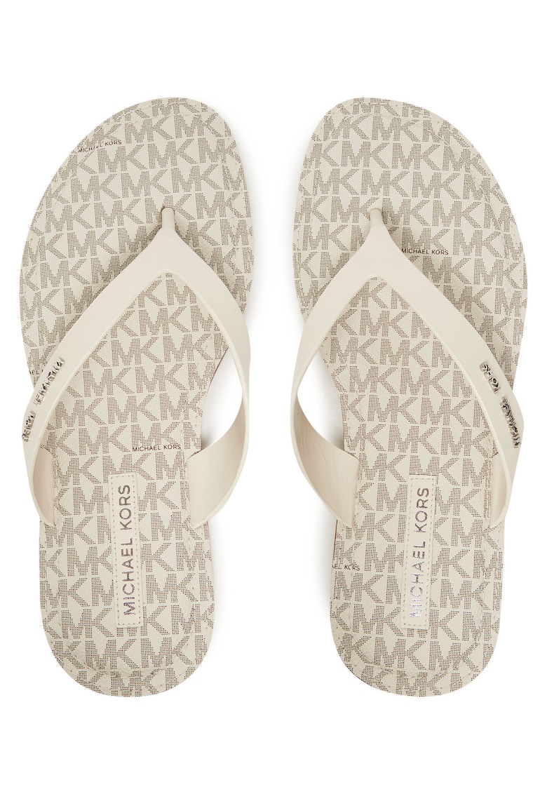 Slapi dama Lt Cream - piele naturala