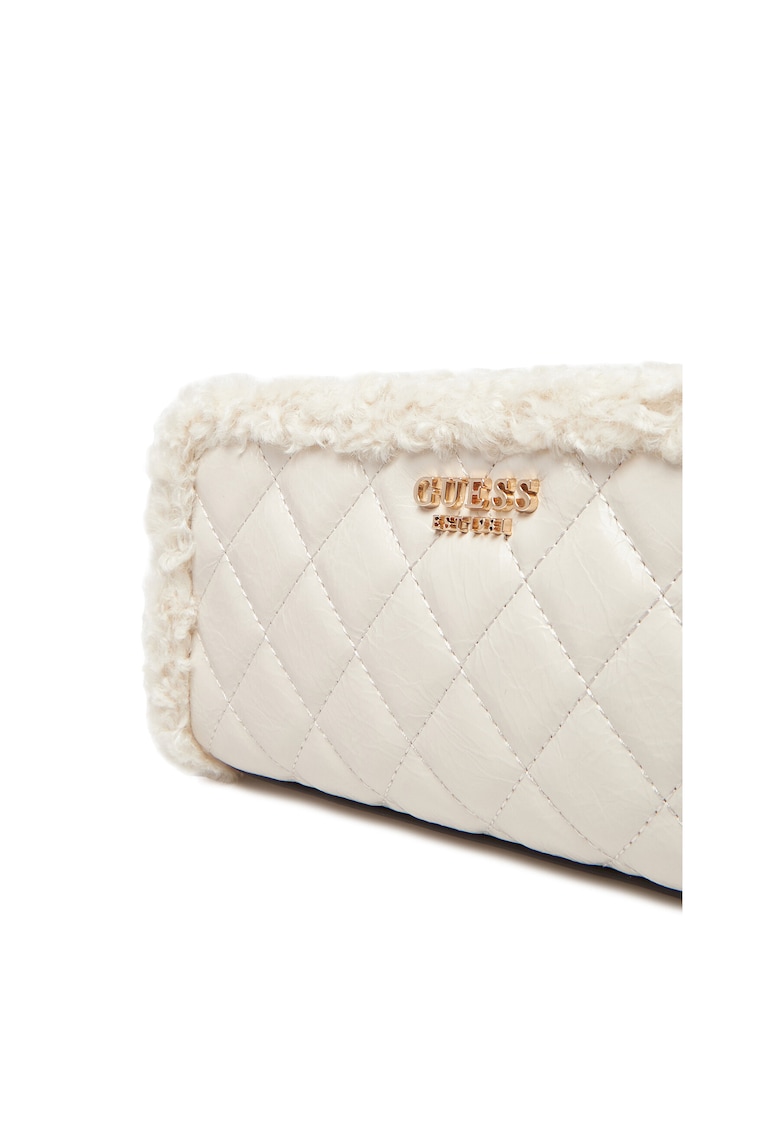 Geanta dama Bone Cristi Mini - ecologica - 3 compartimente - culoare alba