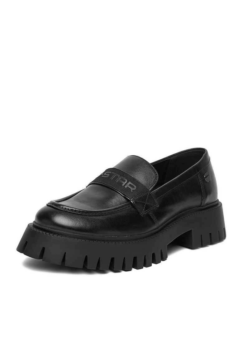 Mocasini dama - piele naturala - Negru