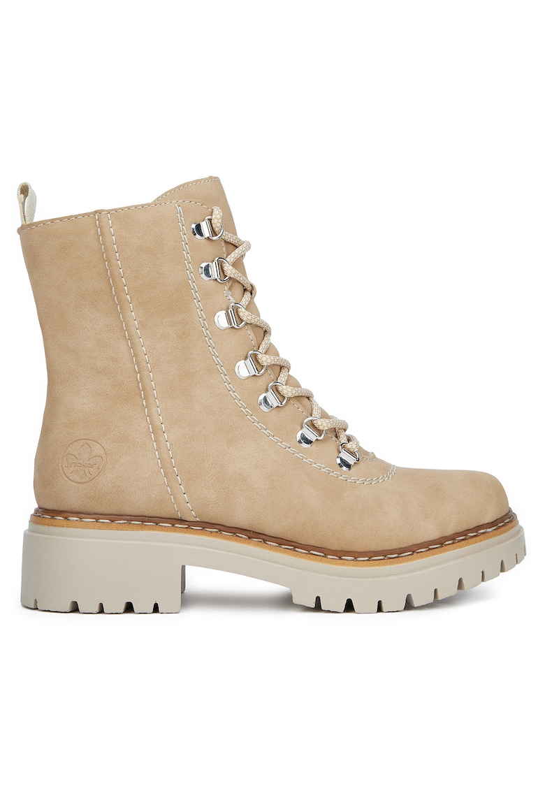Botine dama - Bej - Textil 72643-60