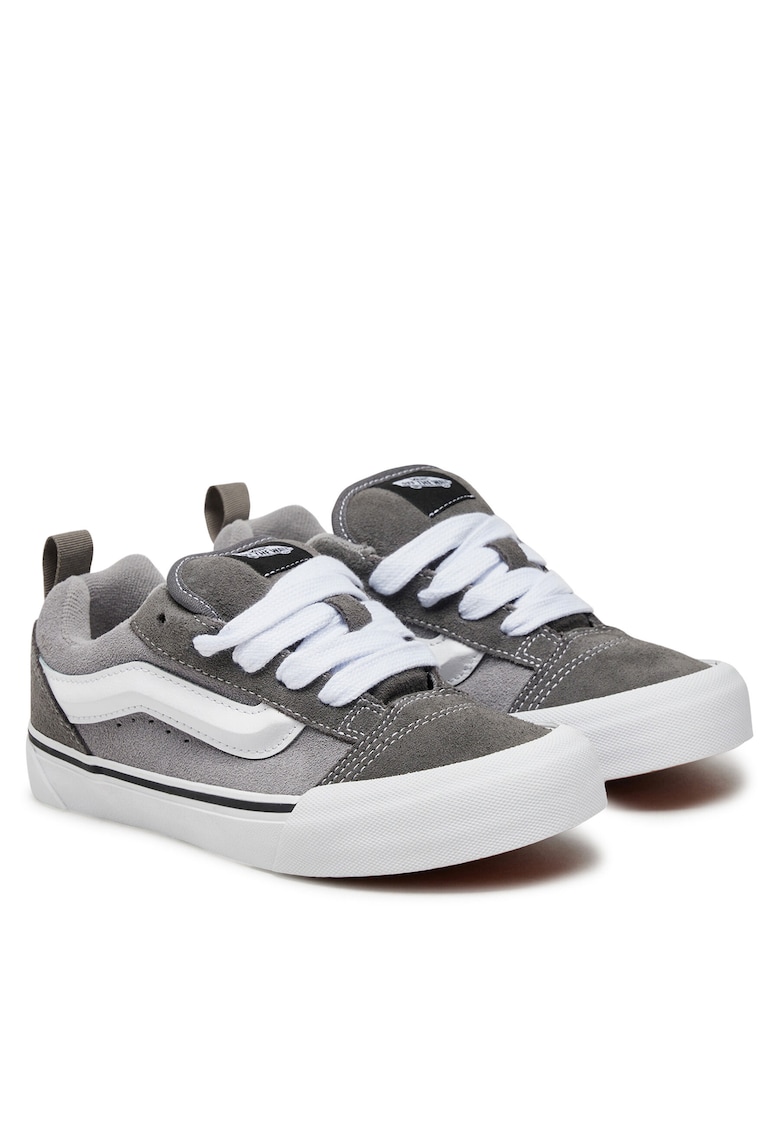 Tenisi copii - Knu Skool - gri - piele naturala -