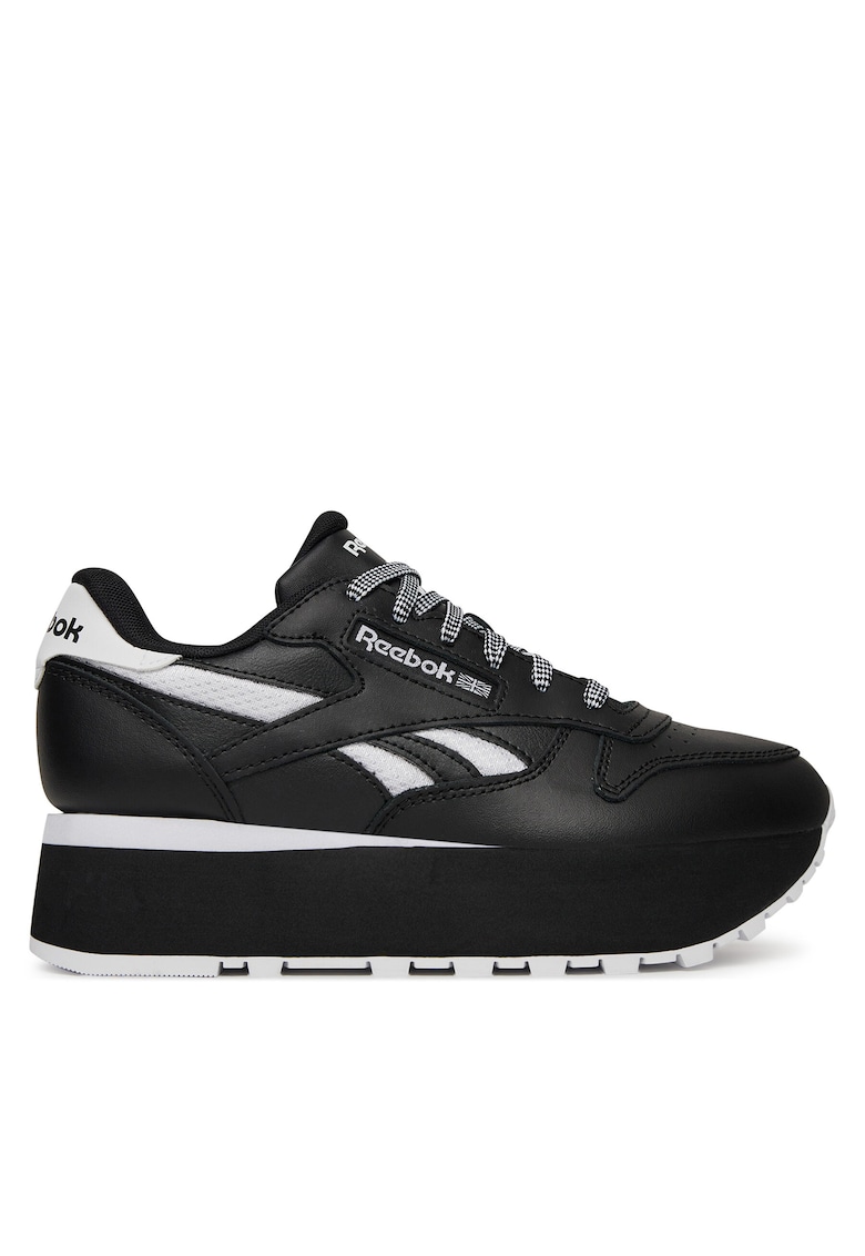 Pantofi sport dama - CLASSIC LEATHER TRIP - piele naturala - negru -