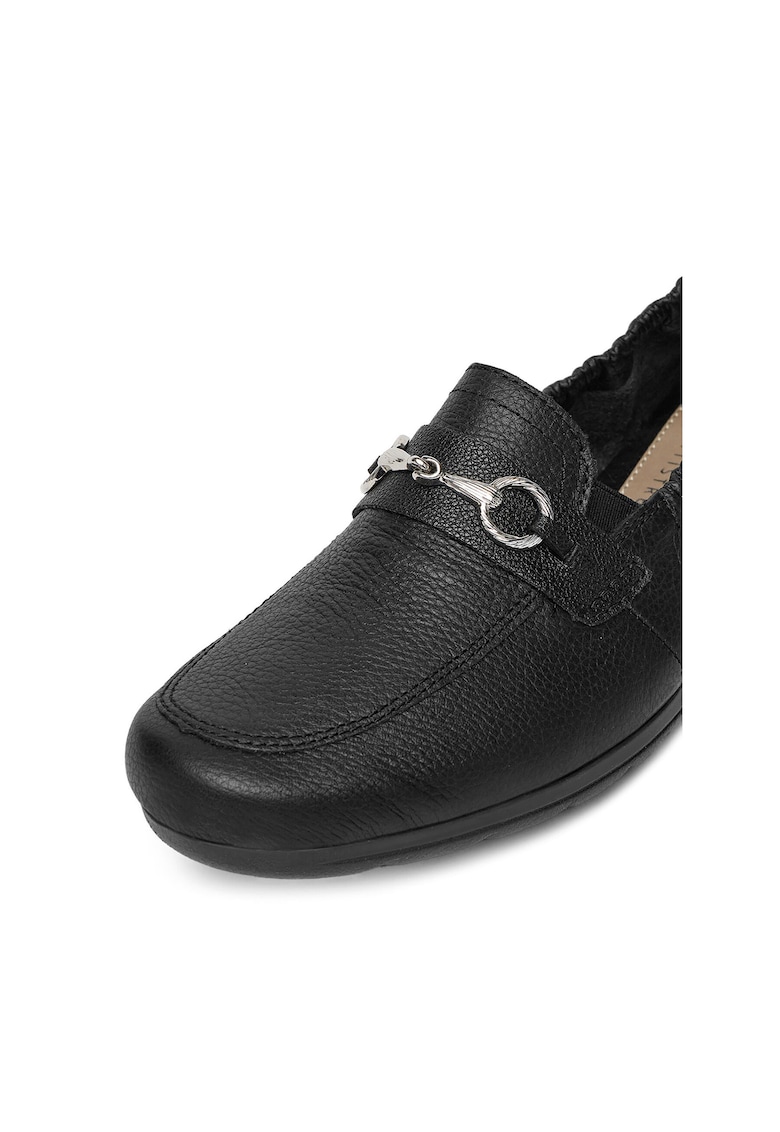 Mocasini dama negri - piele naturala -