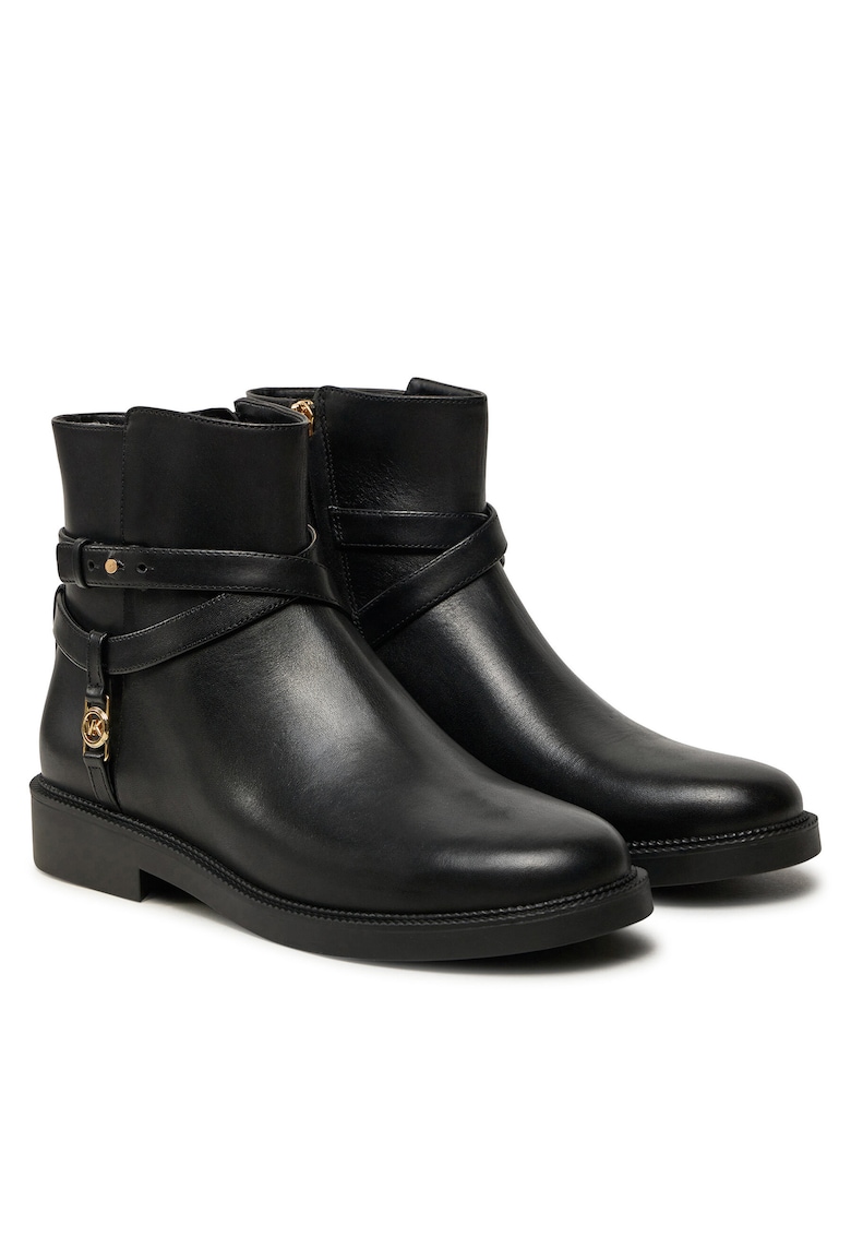Botine dama - piele naturala - negru