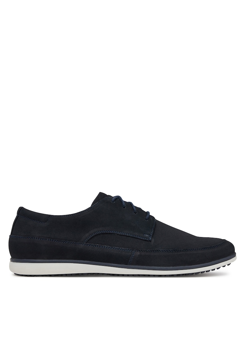 Pantofi barbati - granat - piele naturala -