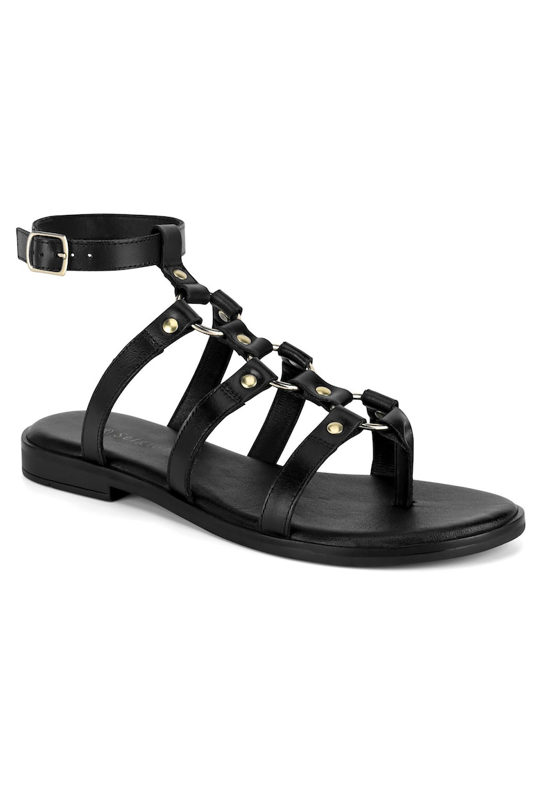 Sandale dama - WI16-D1034-01SB - piele naturala - negru