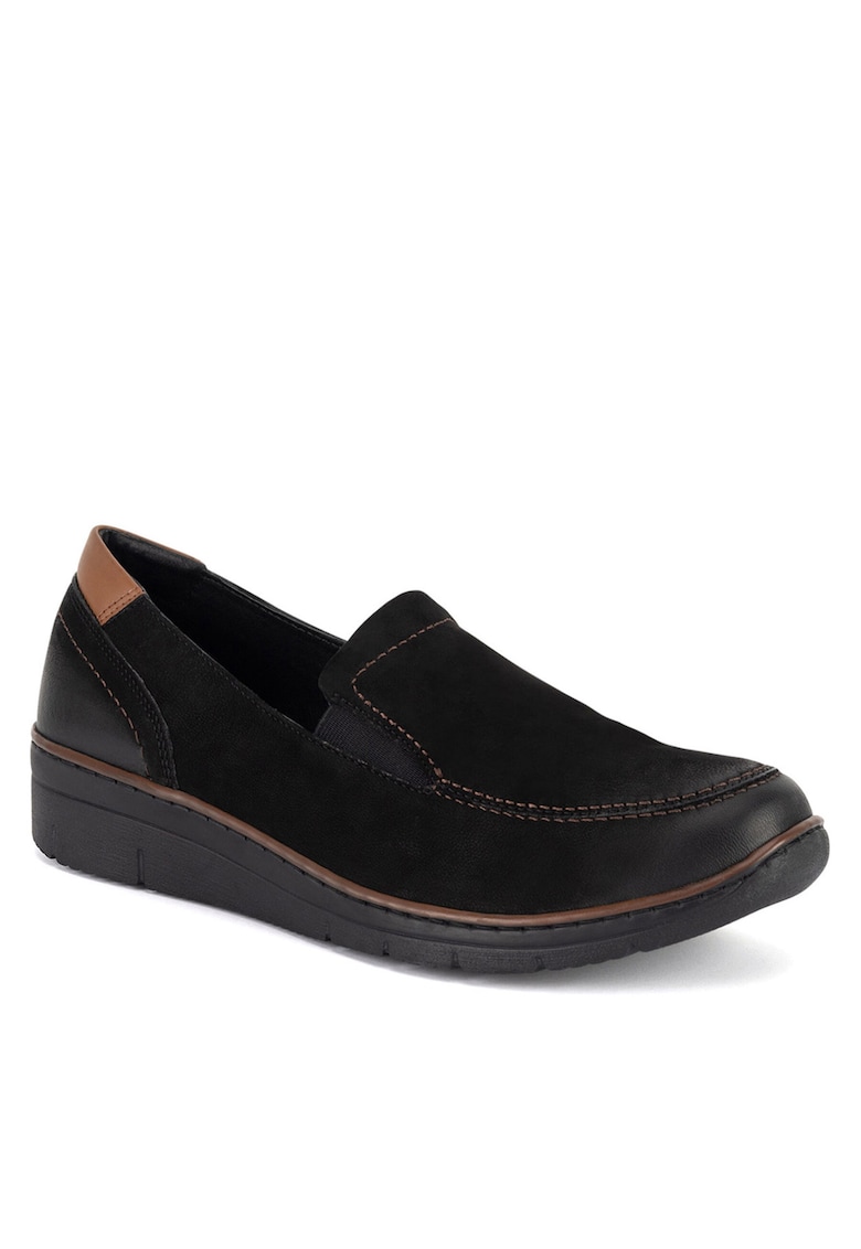 dama WI23-REBECA-16 - piele naturala - negru - Negru