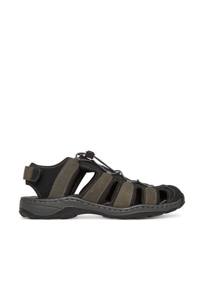 Sandale barbati 620012-09 - piele naturala - gri