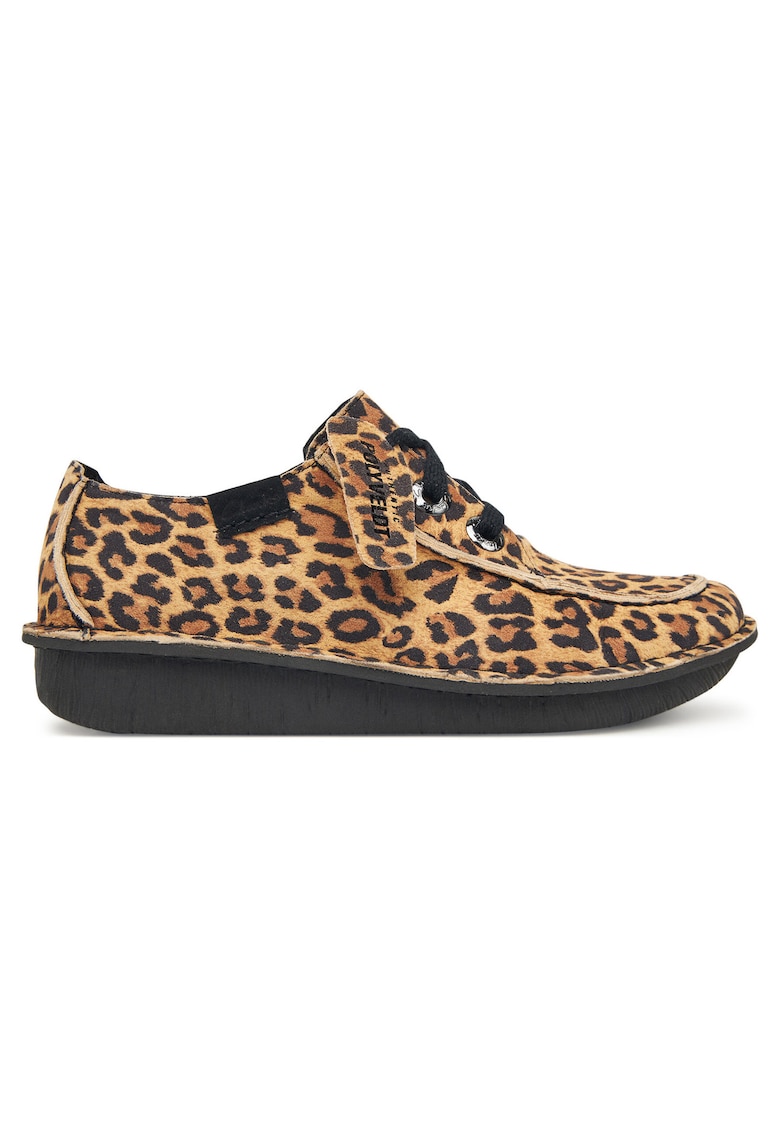 Tenisi dama Leopard Suede Funny Dream - multicolor - piele naturala