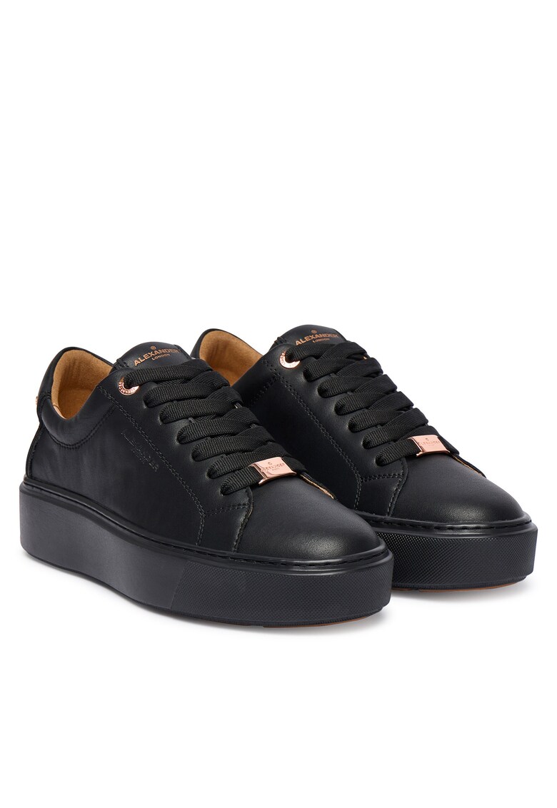 Tenisi dama - ALBCLHW-8012 - piele naturala - negru