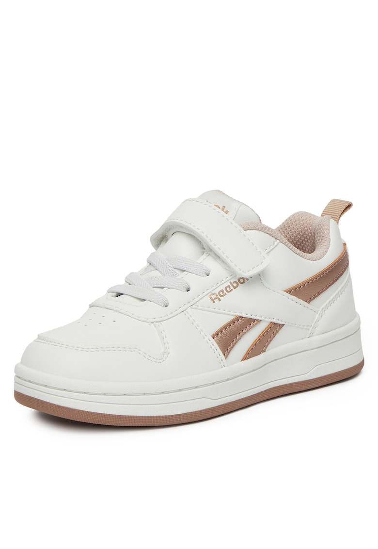 Pantofi sport pentru fete - alb - material sintetic - inchidere velcro