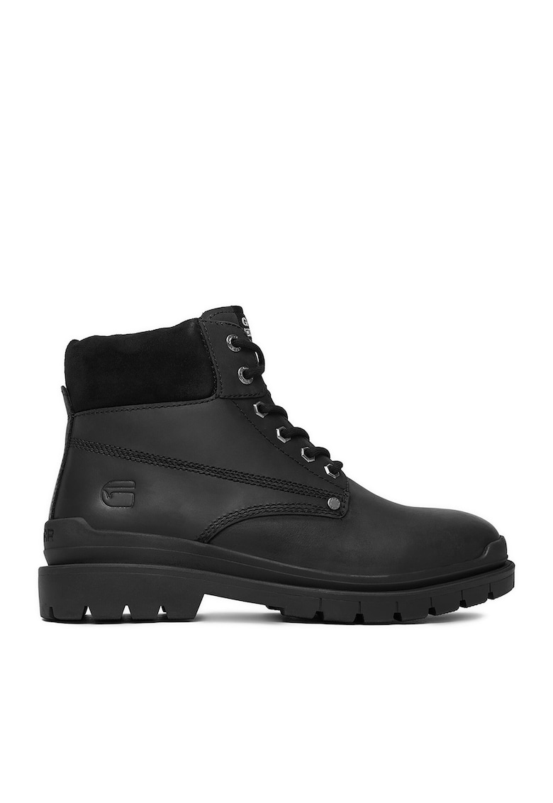 Ghete barbati - CEO-BLAKE-02 - piele naturala - negru