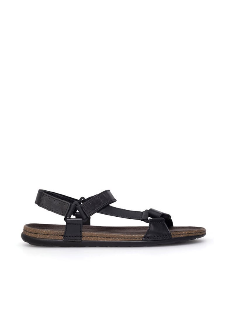Sandale piele naturala - negru - 65987 - Negru