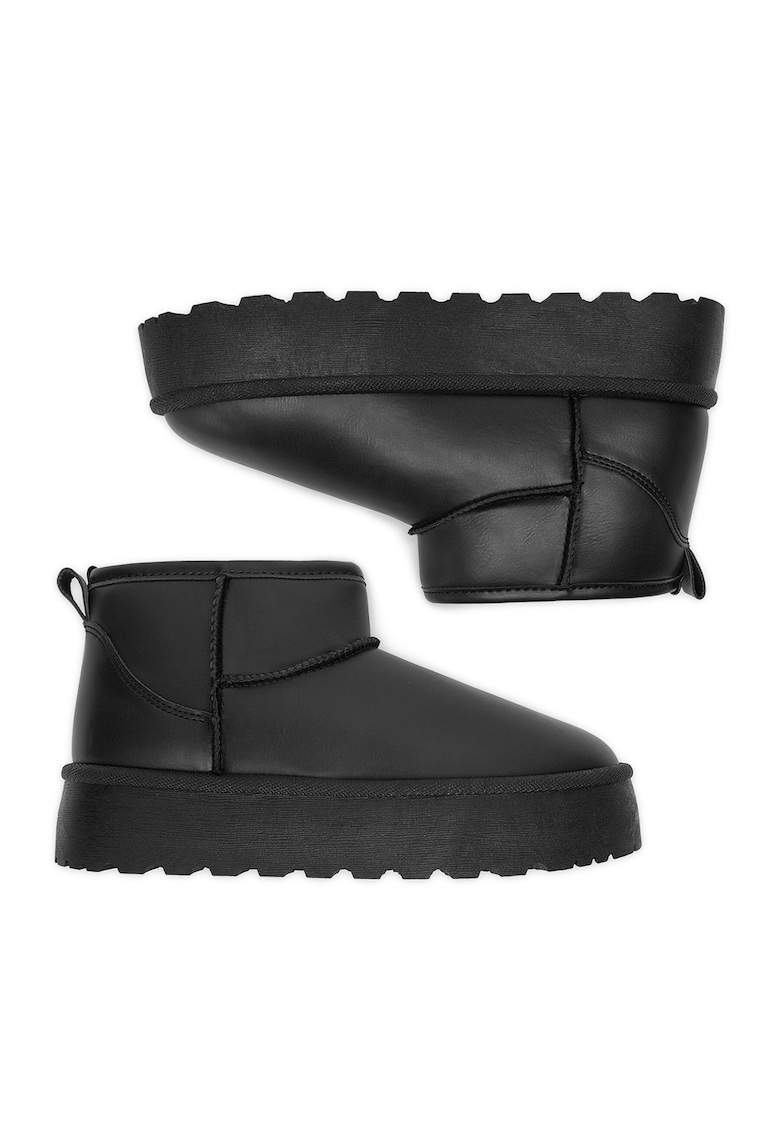 Botine dama CEO-WSX23-19 - Textil - Negru -