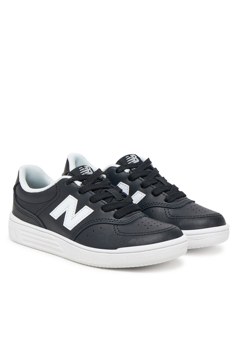 Pantofi copii - PSB80BW - negru - piele naturala
