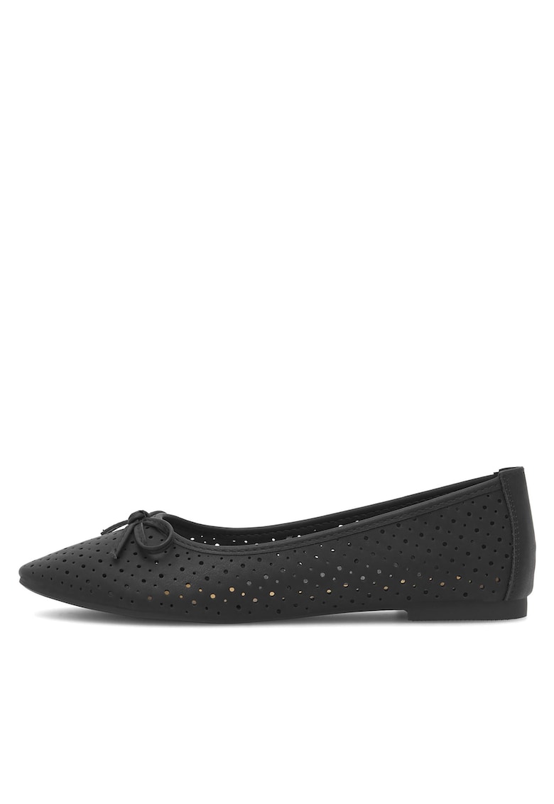 Balerini dama - sintetic - negru -