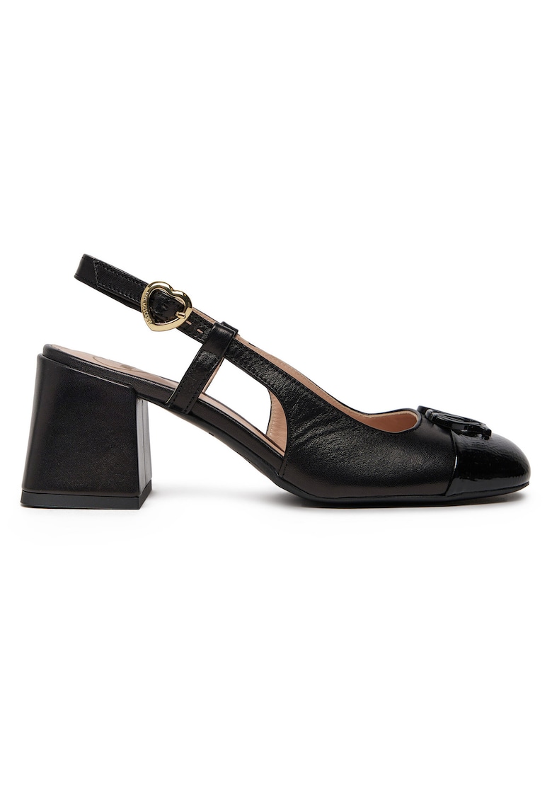 Sandale dama - Nappa/Naplak - negru - piele naturala -