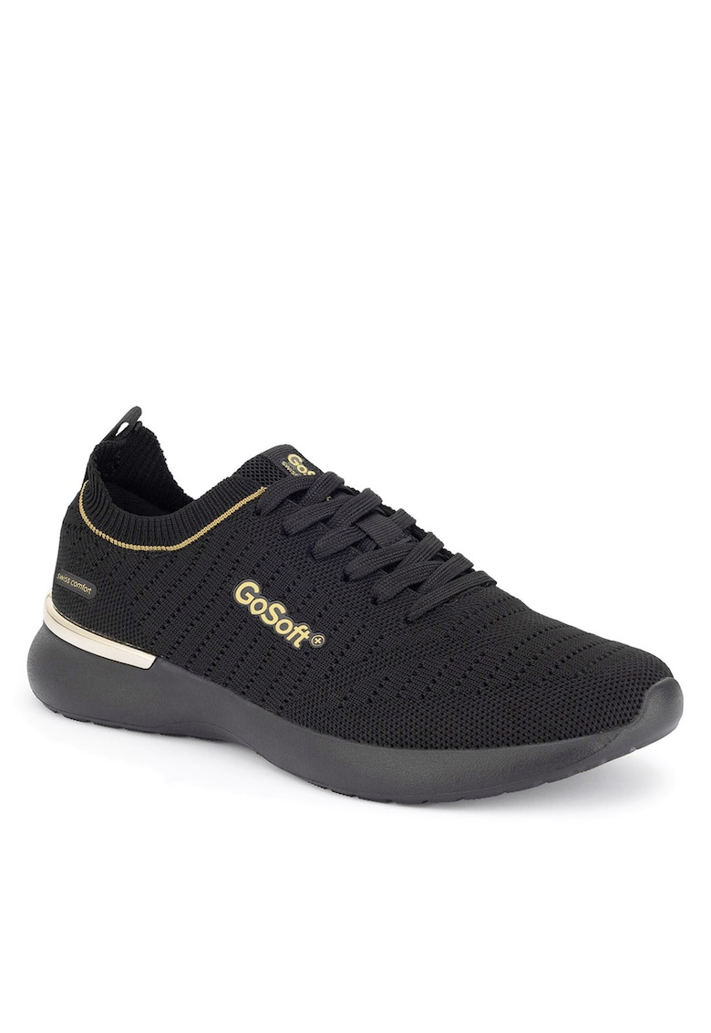 Pantofi sport dama - textil - negri