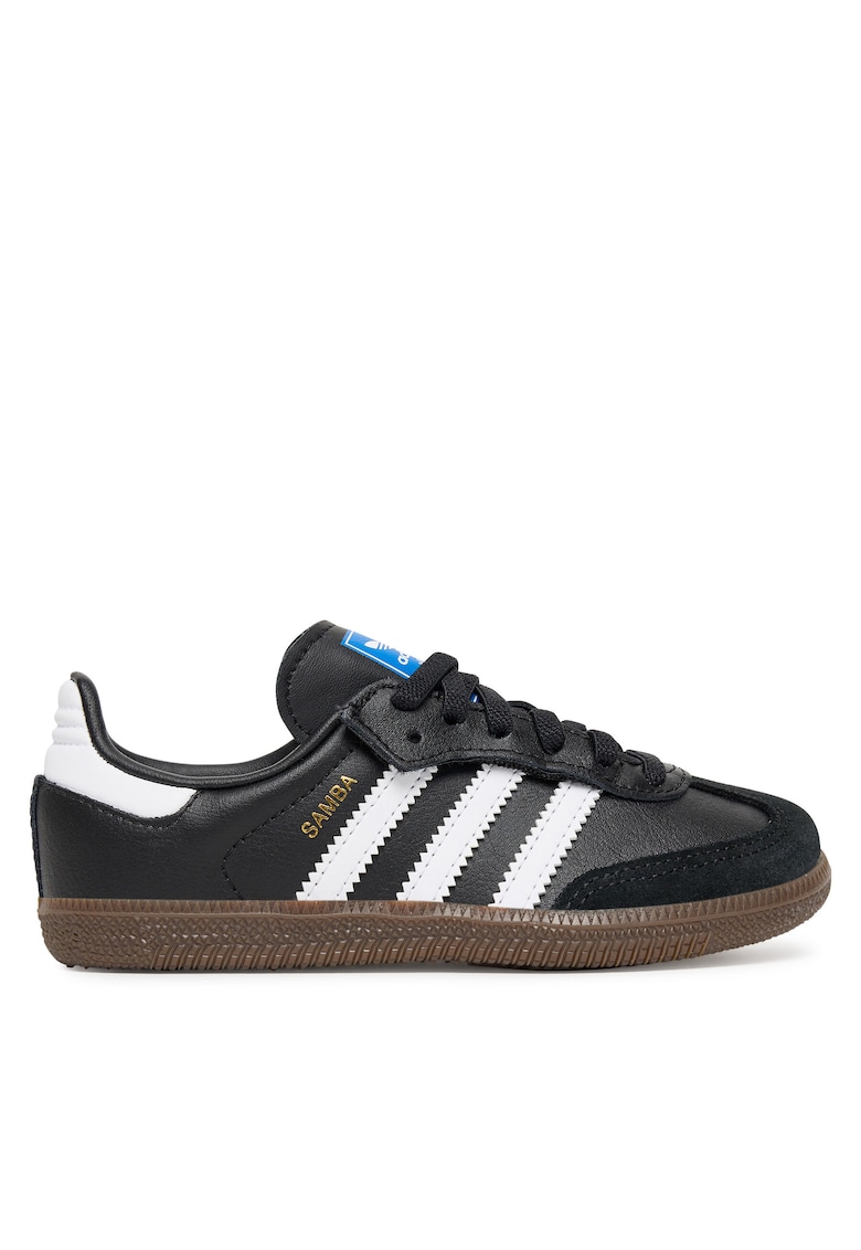 Pantofi sport copii - Samba Og - piele naturala - negru/alb/maro
