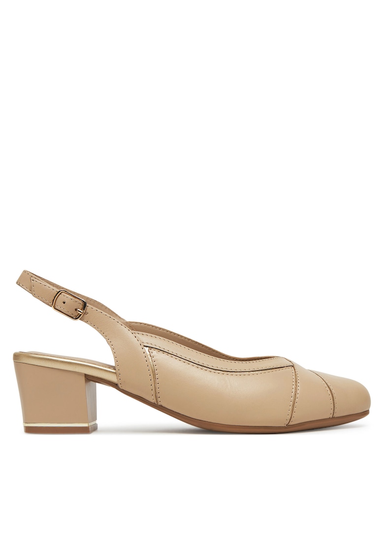 Sandale dama - RST-FLEX-49 - bej - piele naturala