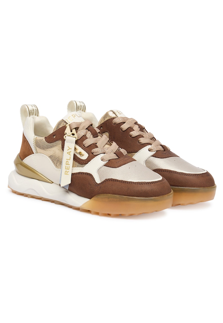 Tenisi dama - piele naturala - multicolor -