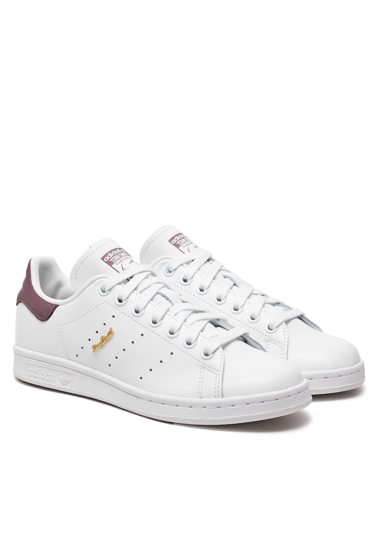 Tenisi dama Stan Smith - piele naturala - alb/mov -