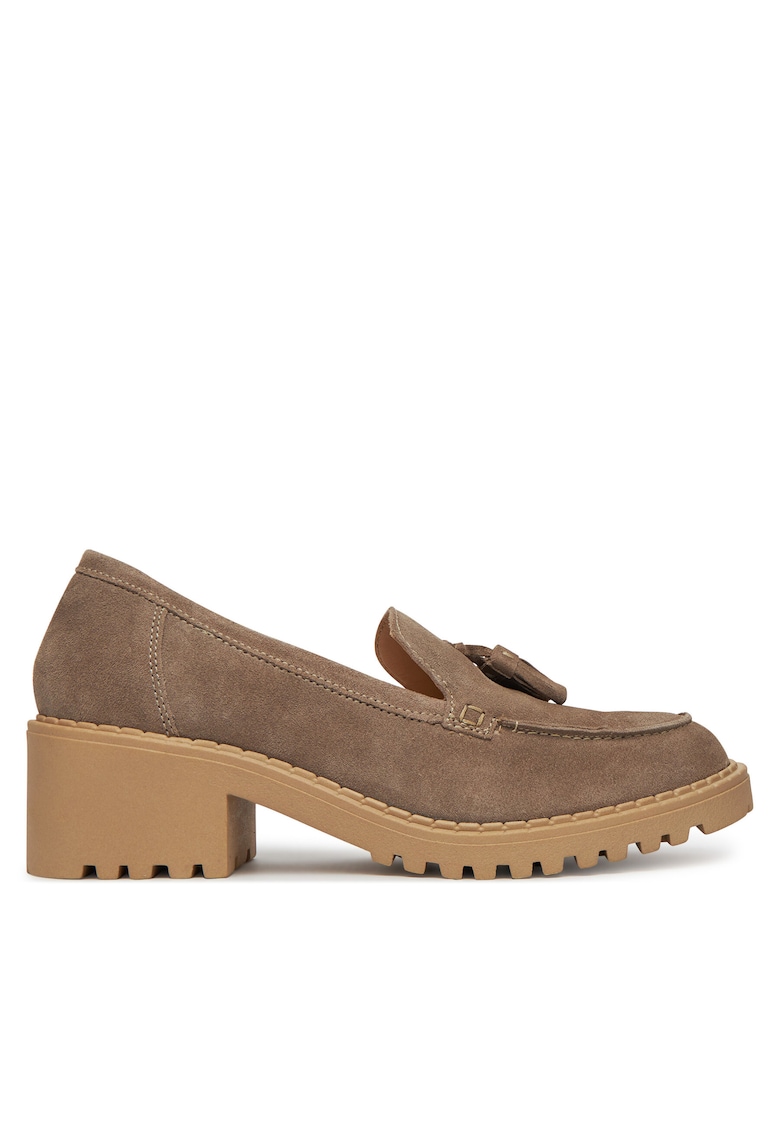 Mocasini dama - WB-RONA-21 - piele naturala - maro - Maro