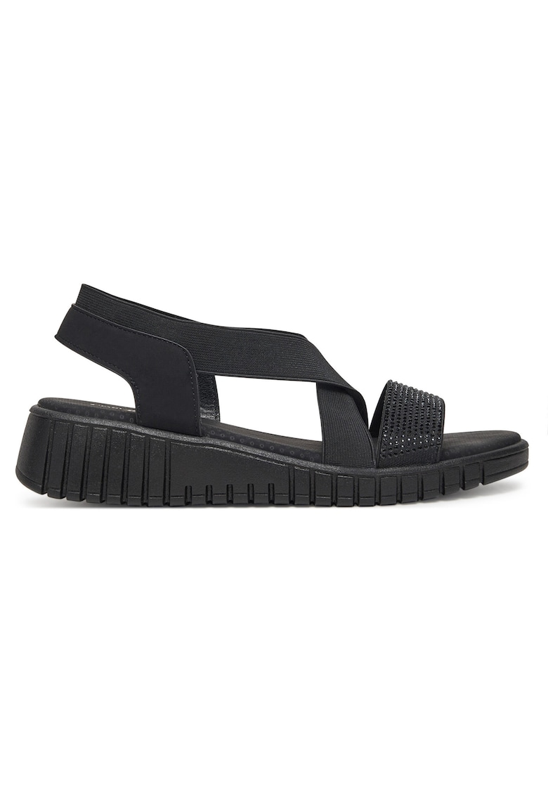 Sandale dama - R24AW02800 - negru - tesatura