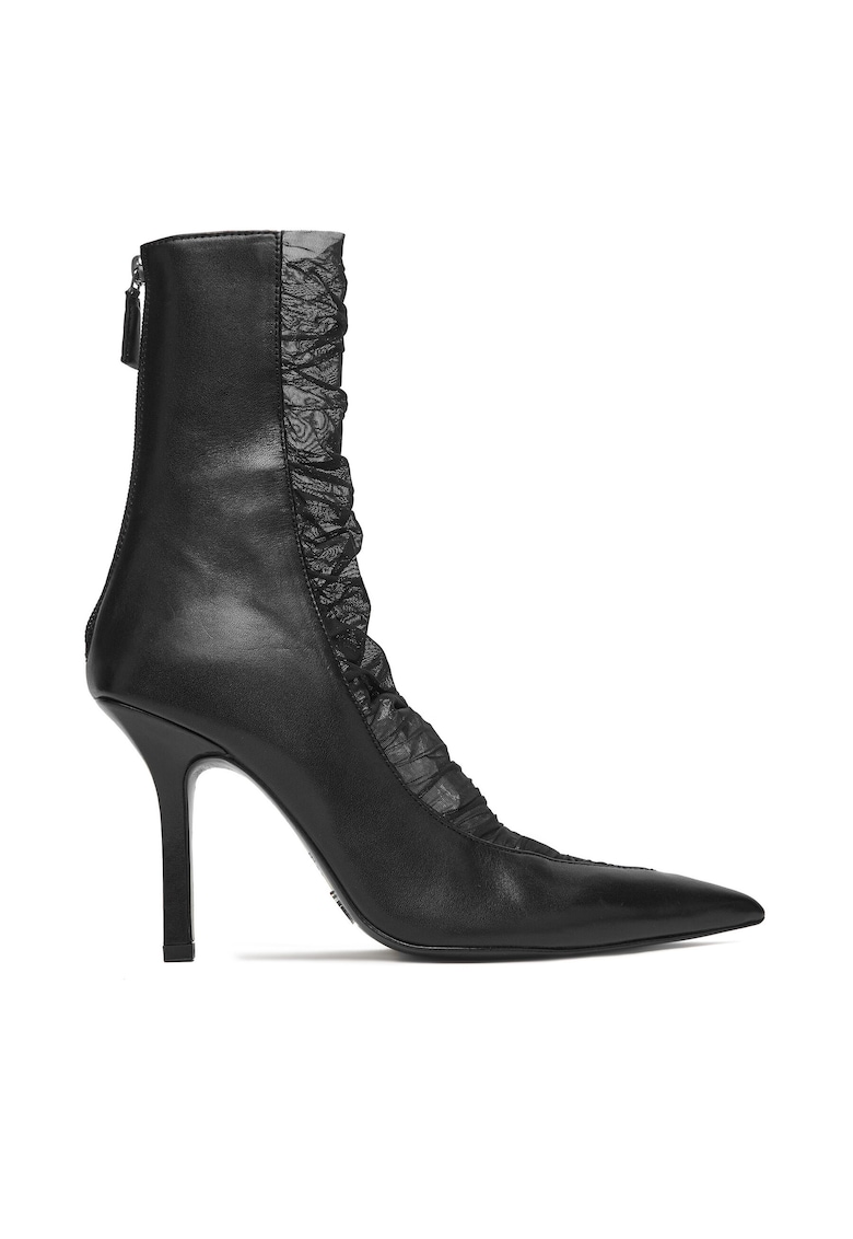Botine dama 2Y0020/V038-K103 - Piele naturala - Negru