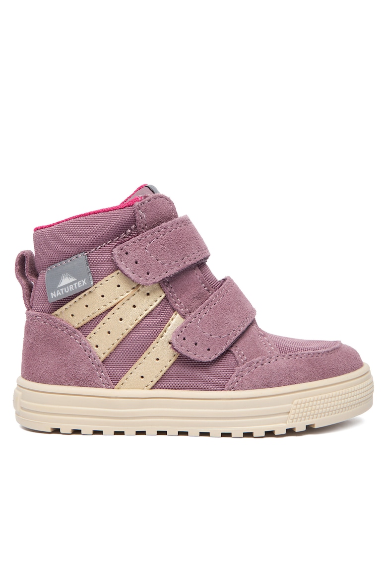 Naturino Pantofi sport fete piele naturala - roz/bej