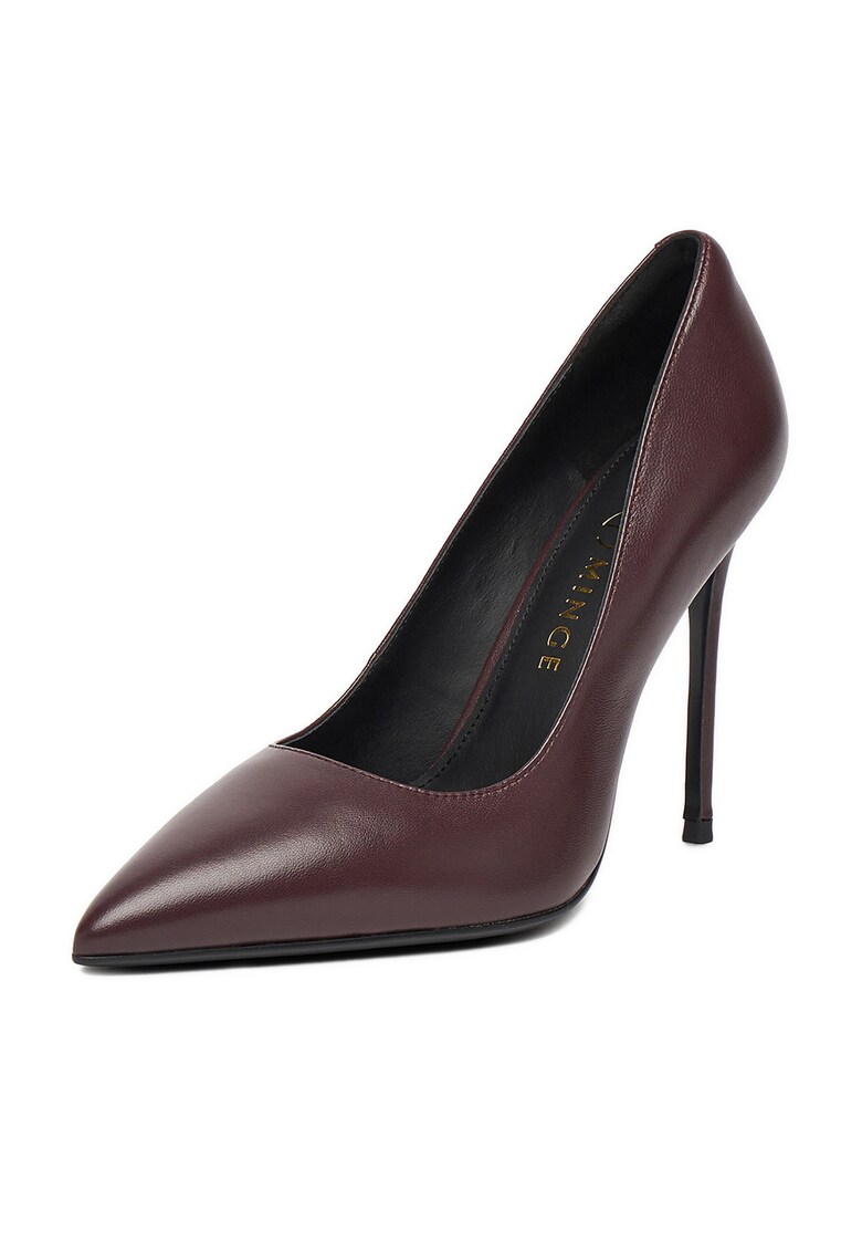 Pantofi cu toc dama - EO-ELAINA-E134-20A-Y - bordeaux - piele naturala -