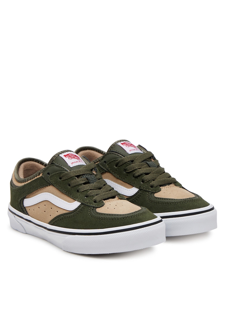 Tenisi unisex Grape Leaf - piele naturala - bej-kaki