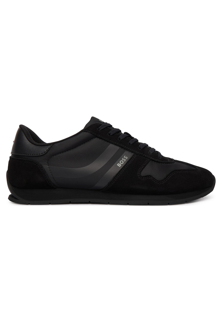 Tenisi barbati model Levon - negru - textil - Negru
