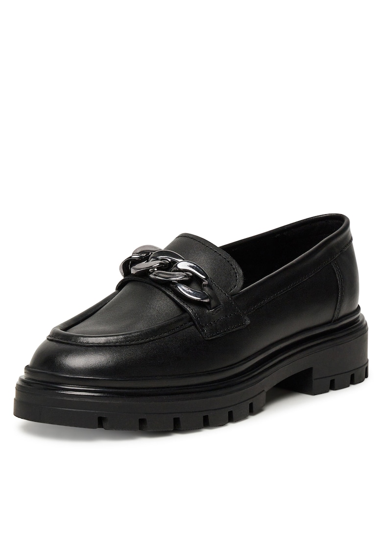 Mocasini copii - piele naturala - negru