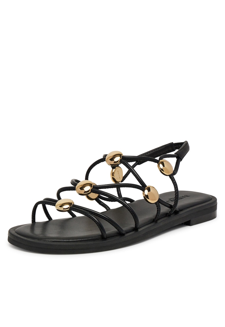 Sandale dama - piele - negru