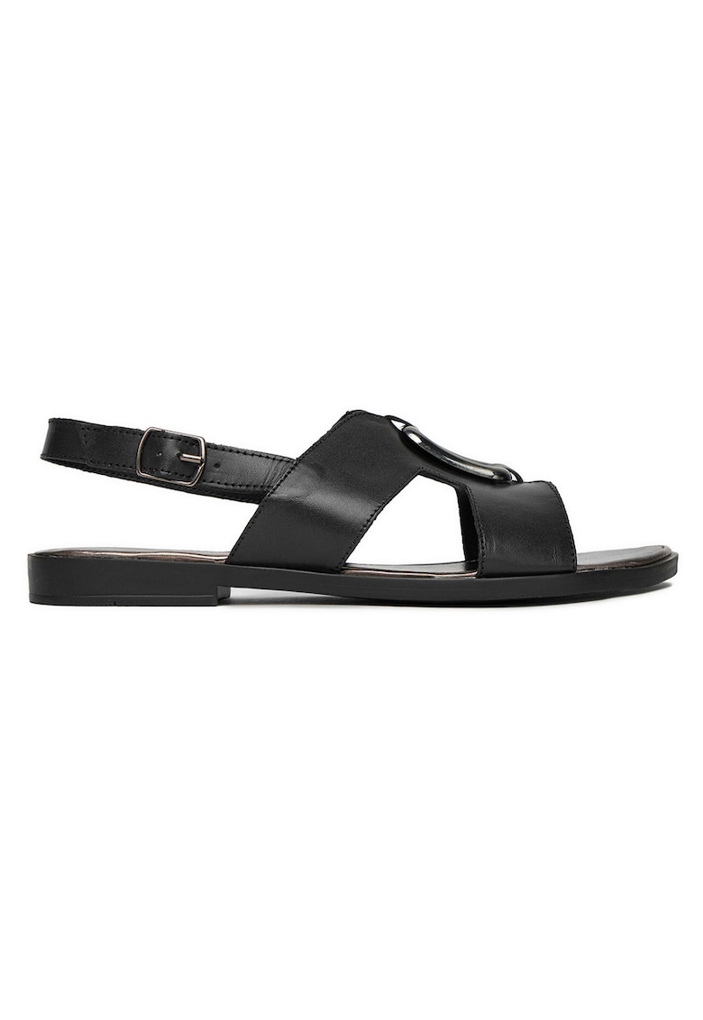 Sandale dama - WI23-FOXI-96 - piele naturala - negru