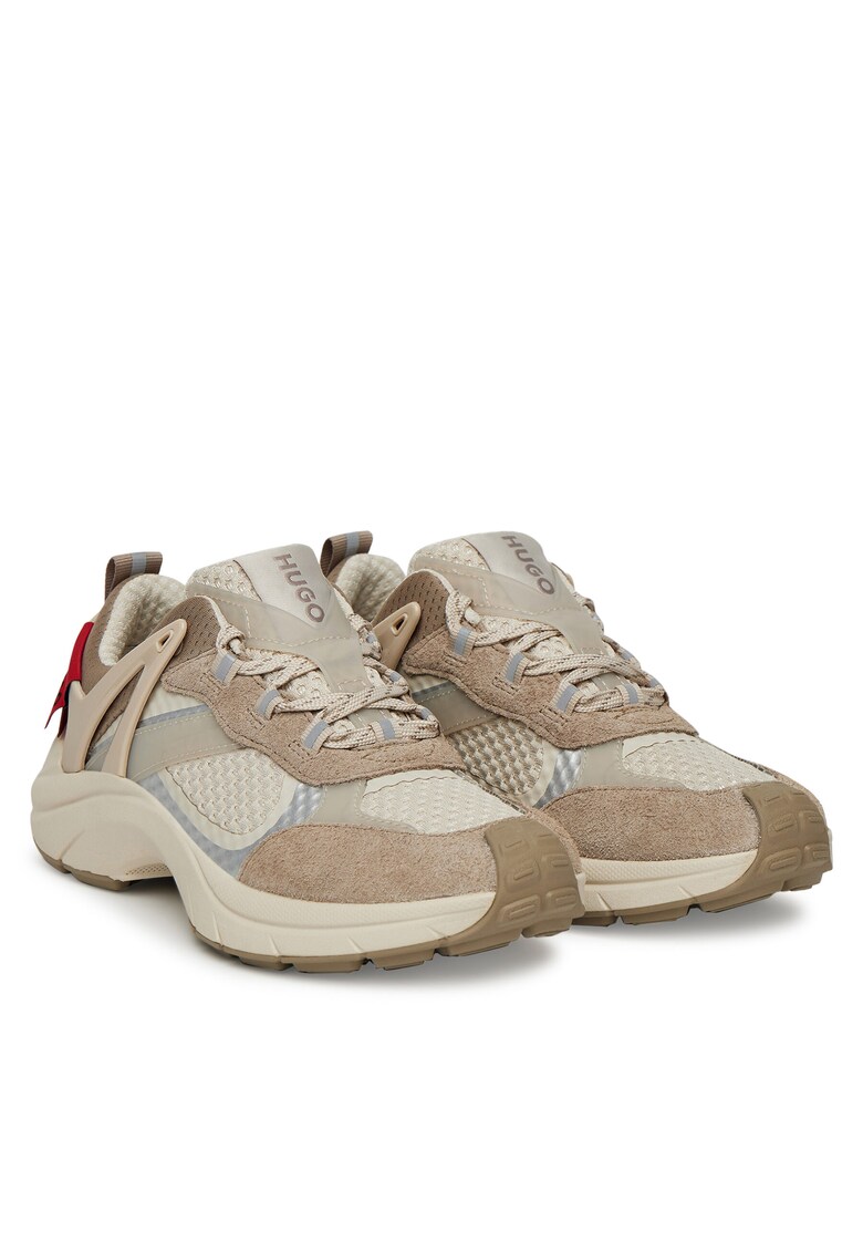 Pantofi sport dama - piele naturala - bej -