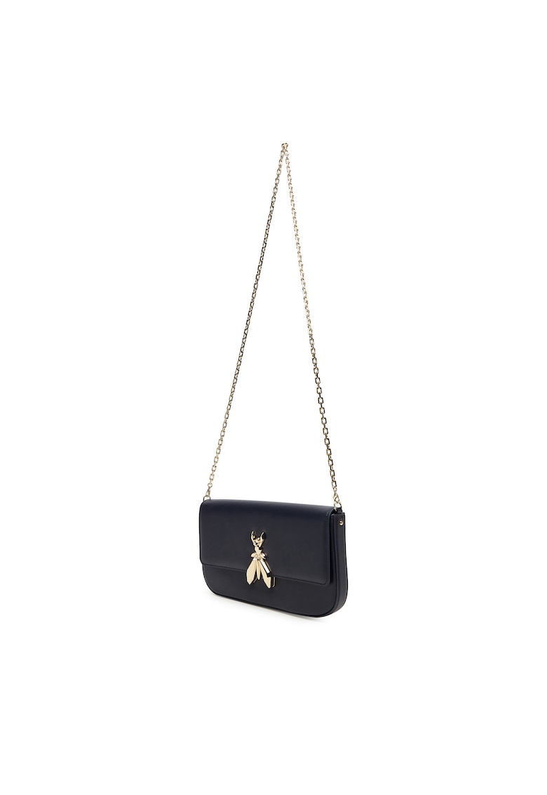 Geanta dama model Evening Blue - din piele naturala - dimensiuni universale.