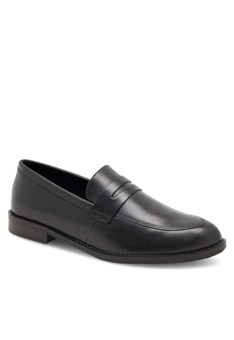 Mocasini piele naturala - negru - Negru