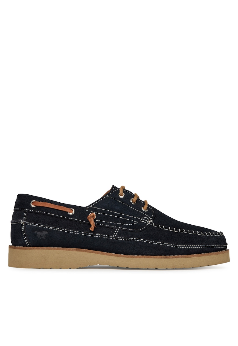 Mocasini barbati - bleumarin - piele naturala