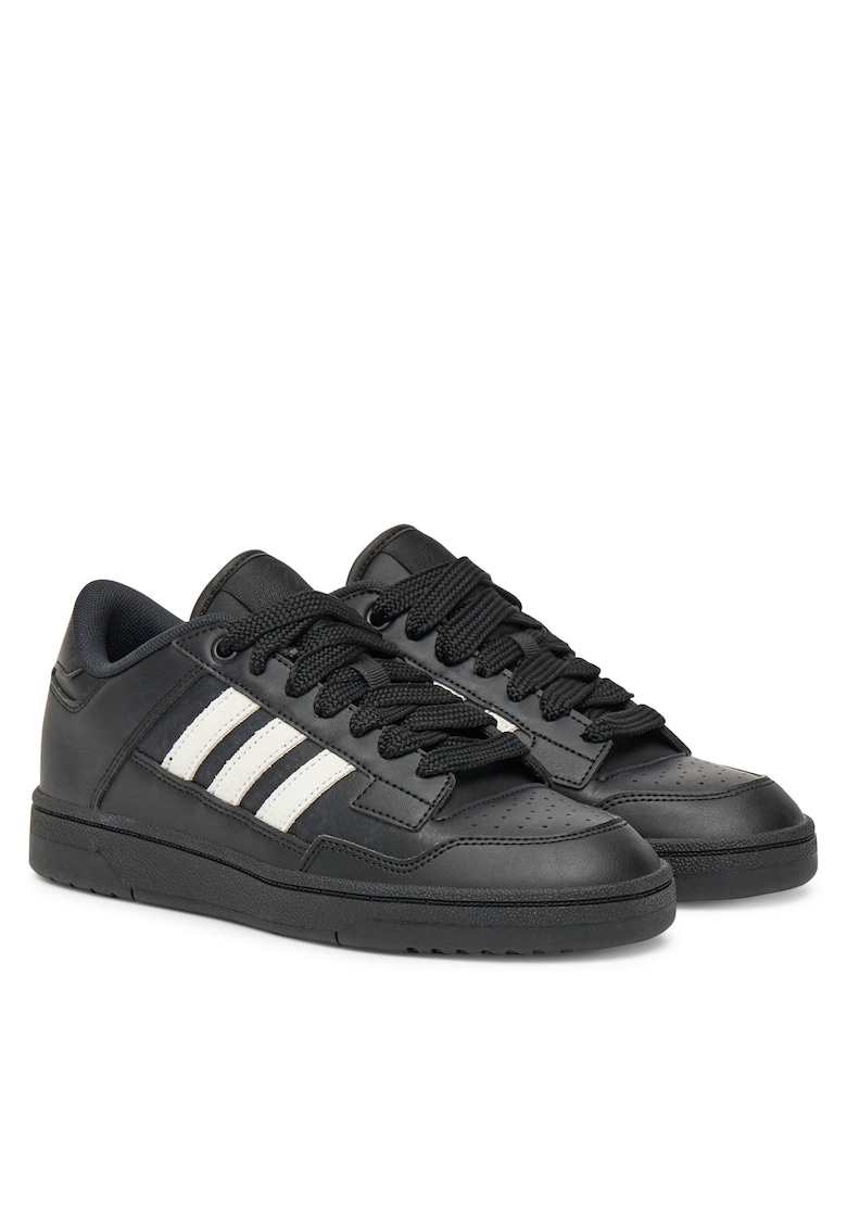 Pantofi copii - Rapid Court Low J JQ - piele ecologica - negru/alb