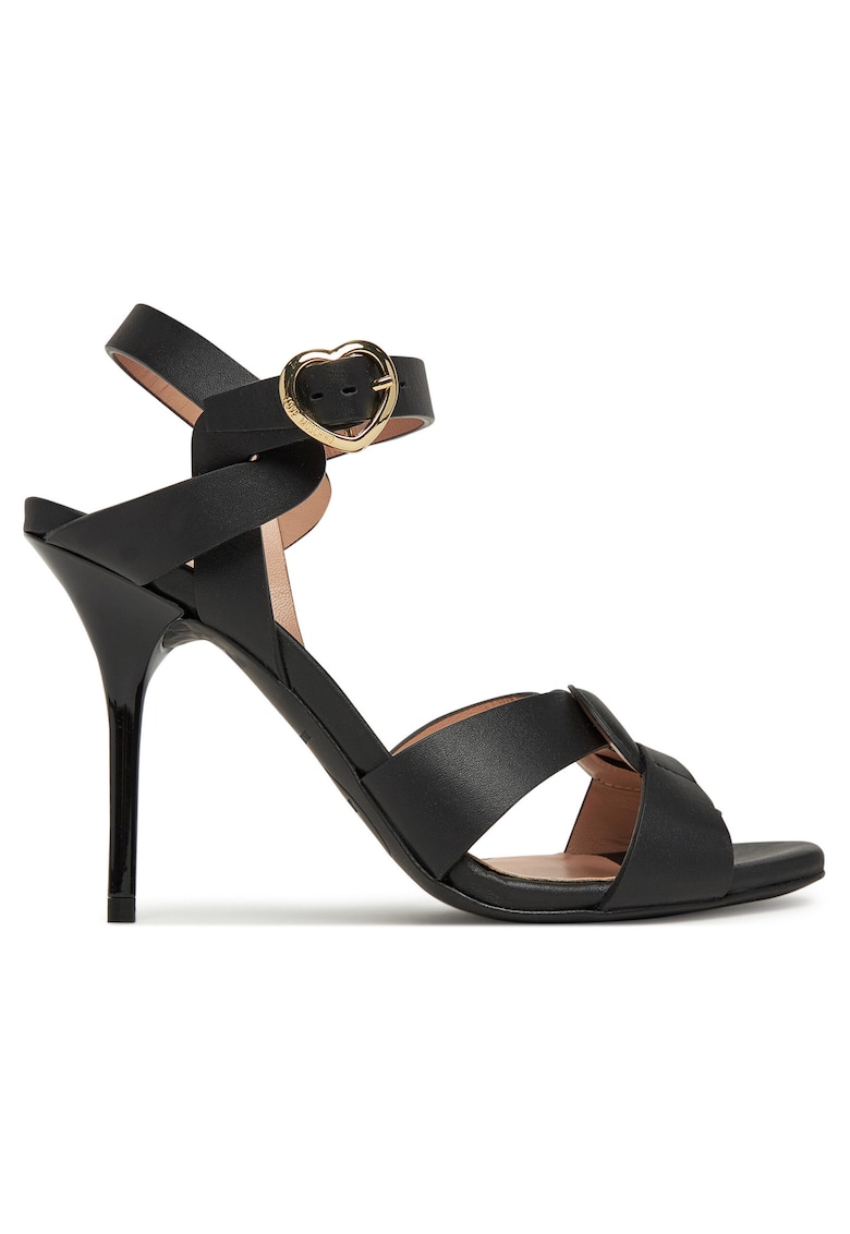 Sandale dama piele naturala - negru -