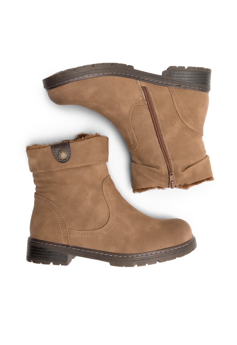 Botine dama H221008 - maro -