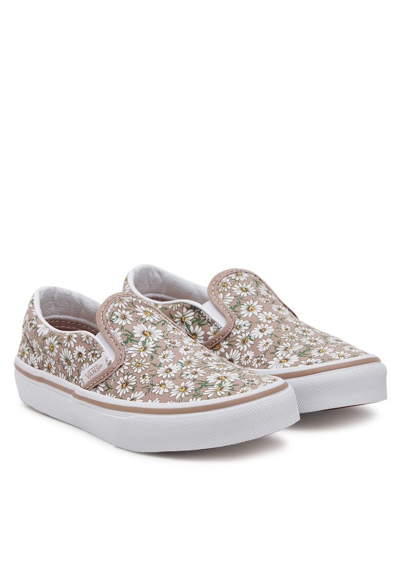 Tenisi copii - Classic Slip-On - maro - tesatura textila